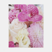 Blume Fleecedecke (Vorderseite)