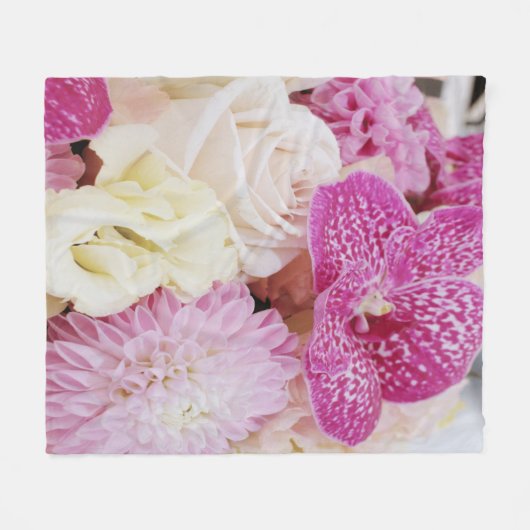 Blume Fleecedecke (Vorderseite (Horizontal))