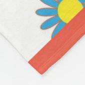 Blume Fleecedecke (Ecke)
