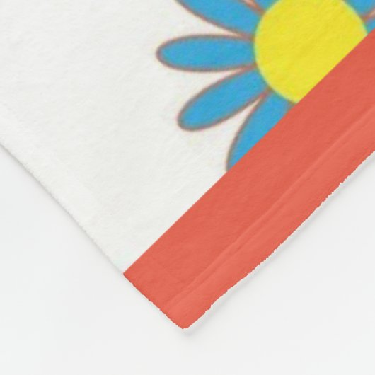 Blume Fleecedecke (Ecke)