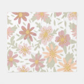 Blume Fleecedecke (Vorderseite (Horizontal))