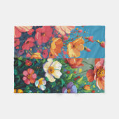 Blume Fleecedecke (Vorderseite (Horizontal))