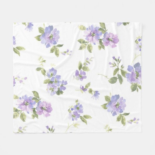 Blume Fleecedecke (Vorderseite (Horizontal))