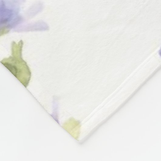 Blume Fleecedecke (Ecke)