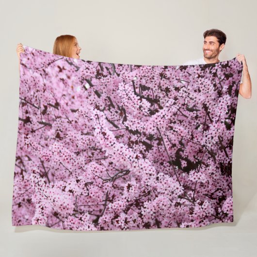 Blume Fleecedecke (Beispiel)