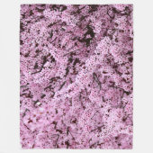 Blume Fleecedecke (Vorderseite)