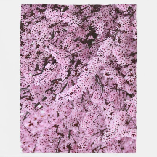 Blume Fleecedecke (Vorderseite)