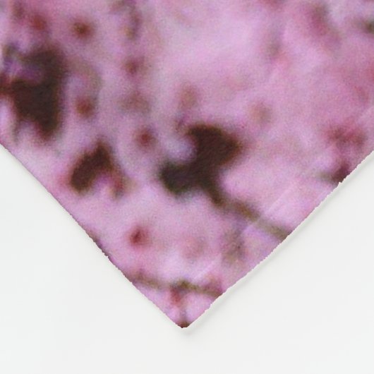 Blume Fleecedecke (Ecke)