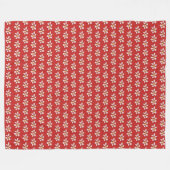 Blume Fleecedecke (Vorderseite (Horizontal))