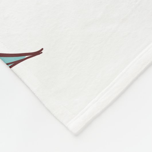 Blume Fleecedecke (Ecke)