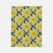Blume Fleecedecke (Vorderseite)