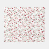 Blume Fleecedecke (Vorderseite (Horizontal))