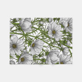 Blume Fleecedecke (Vorderseite (Horizontal))