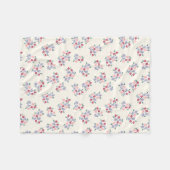Blume Fleecedecke (Vorderseite (Horizontal))