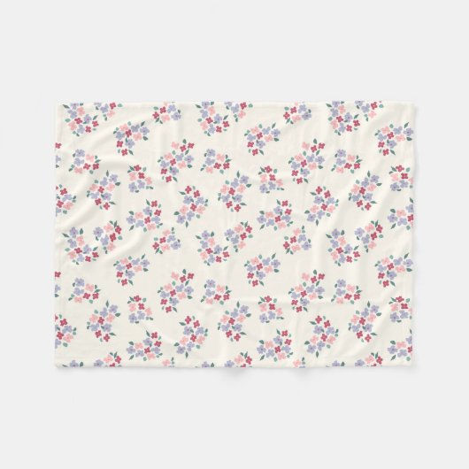 Blume Fleecedecke (Vorderseite (Horizontal))