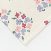 Blume Fleecedecke (Ecke)