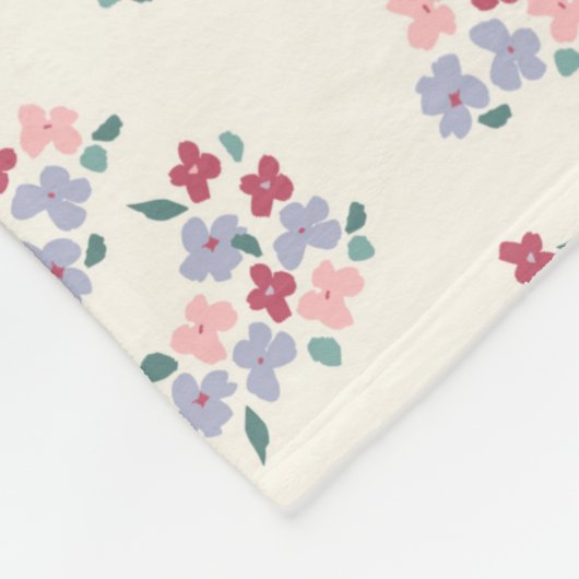 Blume Fleecedecke (Ecke)