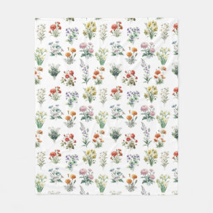 Blume Fleecedecke