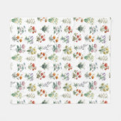 Blume Fleecedecke (Vorderseite (Horizontal))