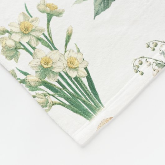 Blume Fleecedecke (Ecke)