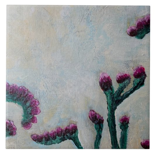 Blume Fliese (Vorderseite)