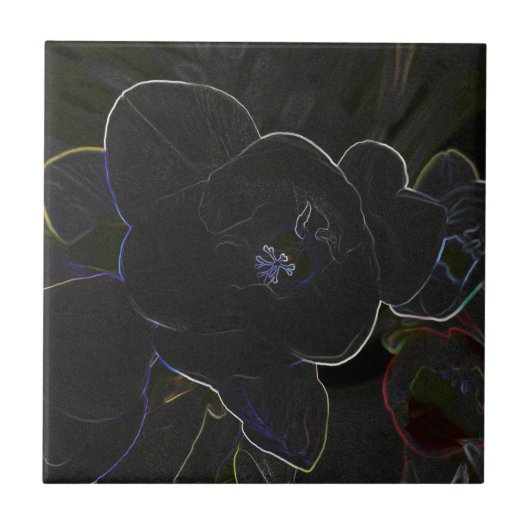 Blume Fliese (Vorderseite)