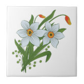 Blume Fliese (Vorderseite)