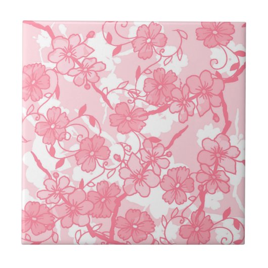 Blume Fliese (Vorderseite)