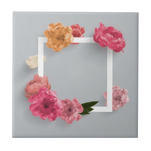 Blume Fliese (Vorderseite)