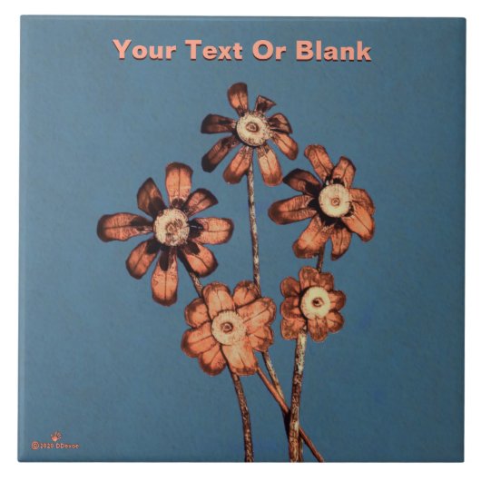 Blume Fliese (Vorderseite)