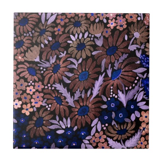 Blume Fliese (Vorderseite)