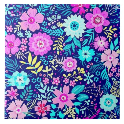 BLUME FLIESE (Vorderseite)