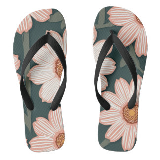Blume-Flip-Flops Badesandalen