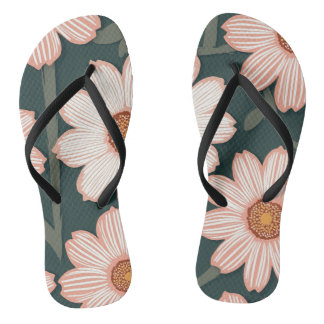 Blume-Flip-Flops Badesandalen