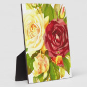 Blume Flora Rose Fotoplatte (Seite)