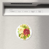 Blume Flora Rose Magnet (In Situ (Geschirrspüler))