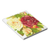 Blume Flora Rose Notizblock (angewinkelt)