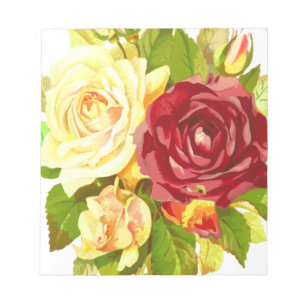 Blume Flora Rose Notizblock