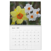 Blume floral fotografisch kalender (Mär 2027)