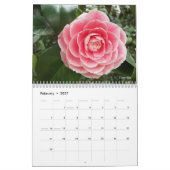 Blume floral fotografisch kalender (Feb 2027)
