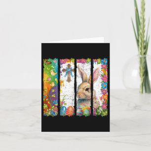 Blume Floral Happy Osterfest Sonniges Kaninchen Os Karte