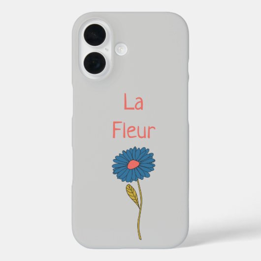 Blume Floral La Fleur Case-Mate iPhone Hülle (Rückseite)