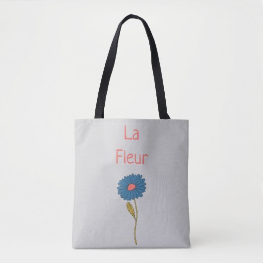 Blume "Floral La Fleur" Tasche (Vorderseite)