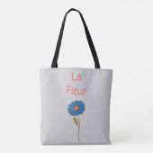 Blume "Floral La Fleur" Tasche (Rückseite)
