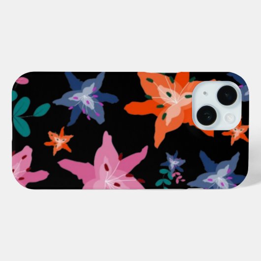 Blume Floral Phone Case (Rückseite (Horizontal))