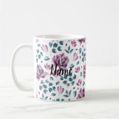 Blume Floral Schönes Muster Keramik Neuheit Kaffeetasse (Links)