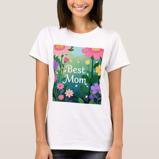 Blume Florenz Besichtigung der Mama T-Shirt (Vorderseite)