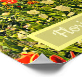 Blume Floriade Canberra Poster (Ecke)