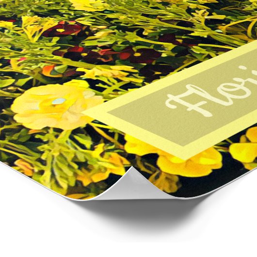 Blume Floriade Canberra Poster (Ecke)