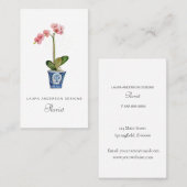 Blume Florist Visitenkarte (Vorne/Hinten)